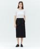 Mind Bridge Woman [W] H-Line Stitch Contrast Skirt - 2Color Mysk3204