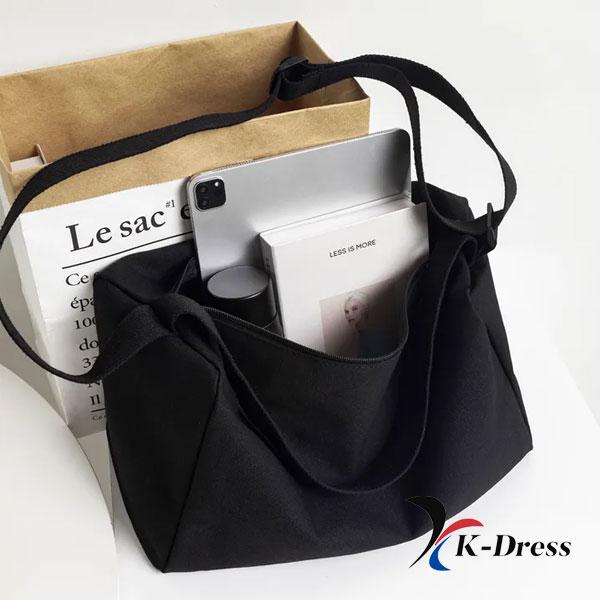 2-color Daily Cross Canvas Eco Bag