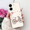 Cool Style Tiger Dragon Pattern Phone Case For Xiaomi Redmi 13c 4G 13c 5G Redmi13 Clear Soft Silicone TPU Back Cover Transparent