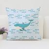 Home Decoration Cute Dolphin Decorative Pillowcase 40x40 Aesthetic Room Decoration Cover for Pillow Cases 45x45 Cushion Cover