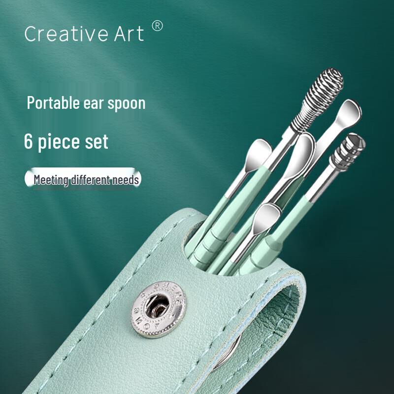 6-Piece Stainless Steel Earwax Removal Tool Set