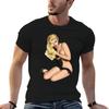 Black Gloves Pinup TShirt Soft Cotton Print TShirt