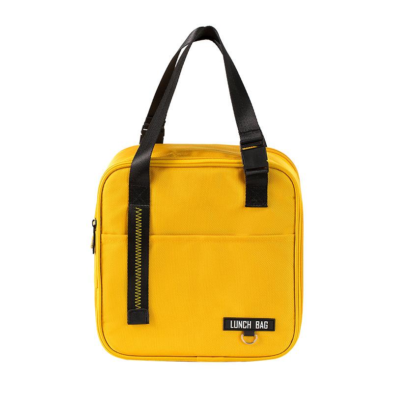 Thermal Lunch Box Bag Large Capacity Picnic Pouch Zipper Food Carrier Tote Bento Storage Bag Container for Women Cooler Handbags