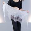Triangle Belly Dance Hip Scarf Shining Tassel Hip Wraps Waist Chain Belt  Oriental Dancer Wear Show