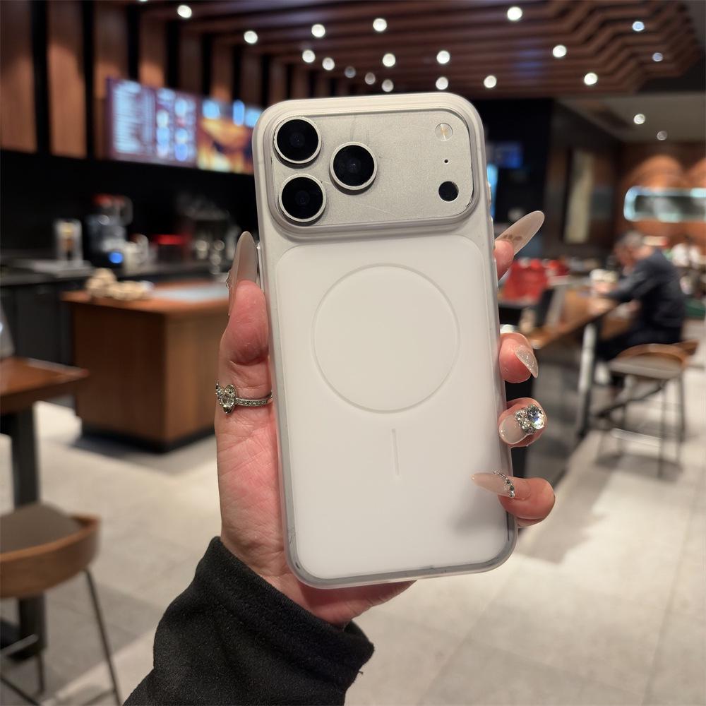 Custodia per telefono opaca tinta unita anti-caduta per iPhone 17/16/15/14/13/11 PRO MAX