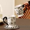Retro High Quality Mug High Quality Ceramic Cup Office Coffee Cup Creative Large Capacity Breakfast Cup Souvenir