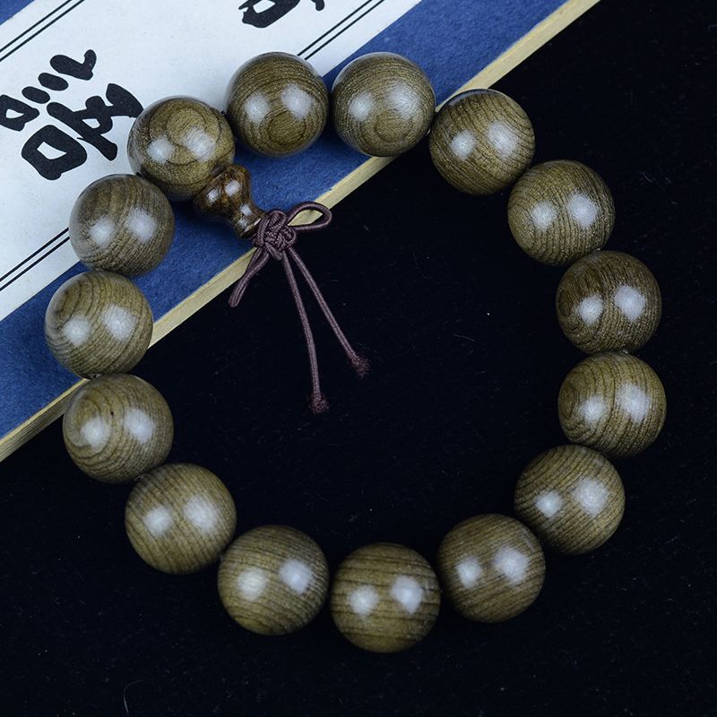 

Браслет из Сычуаньского Фёбе Ширери из затопленной древесины 2.0 Эбеновое дерево Старые материалы Браслет Деревянный Культурный артефакт Украшение Мужской и Женский Парный Ювелирный Изделие 15mm * 15 [Seiko Hole]]