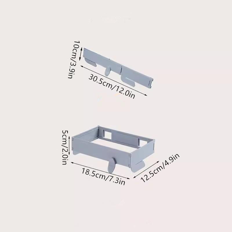 Magnetic Attraction Hanging Trash Bag Holder Foldable Garbage Bag Hanging Rack Home Kitchen Bathroom Portable Storage Rack