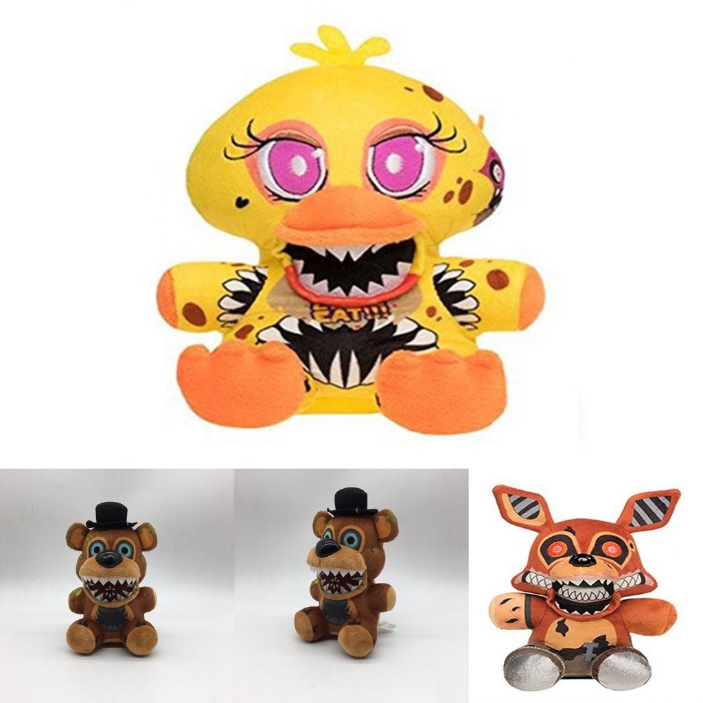 Jucărie de pluș Five Nights At Freddy's Animal moale de pluș Chica Bonny Foxy Cadou pentru copii 18cm