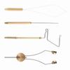 Fly Tying Tools Combo Kit Whip Finisher Bobbin Holder Bodkin Bobbin Threader for Fishing Lures