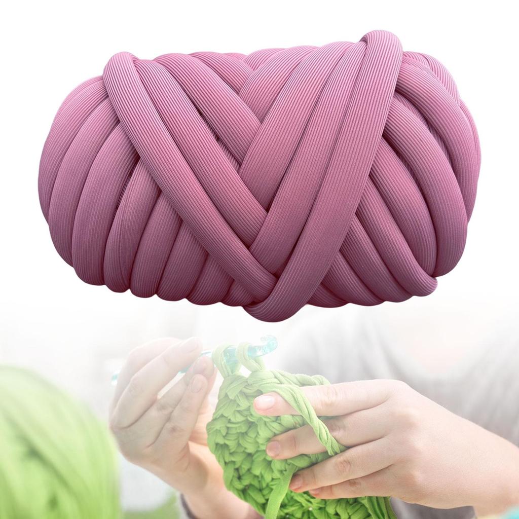 Cotton Polyester Chunky Yarn Bulky Chunky Yarn for Crochet Rug Making DIY