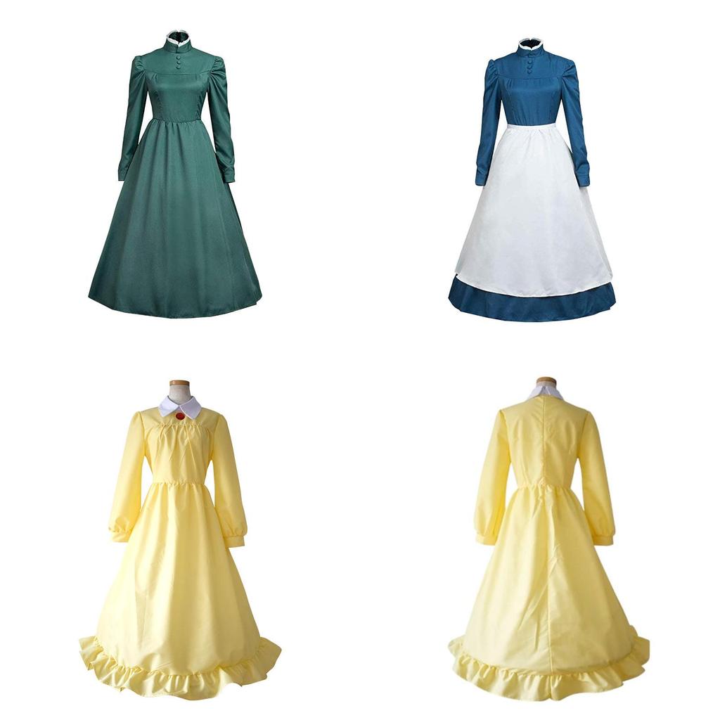 Howl's Moving Castle Sophie Elegant Long Sleeve Costume For Cosplay