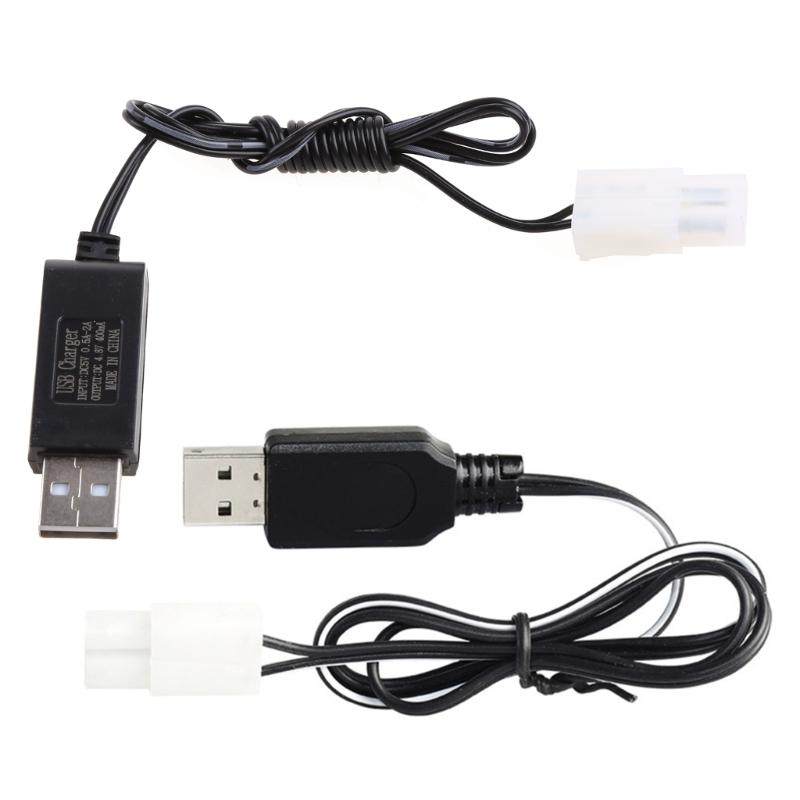 4.8V 200mA USB Charger With KET-2P Connector Plug NiMH NiCD RC Model Battery Pack RC Toys Battery Charger