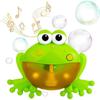 Baby Bath Bubble Toy, Automatic Music Bubble Machine, Blow Bubble Maker, Frog Bath Toy, for Baby Toddler
