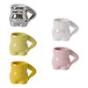 Creative Ceramic Coffee Mug Pinch Belly Designs Coffee Cups Accessory Adorable Tableware for Home Office Party Use