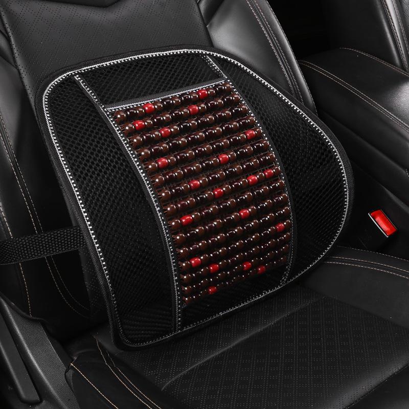 Universal 26 Years Summer Breathable Wood Bead Car Seat Cushion Mat