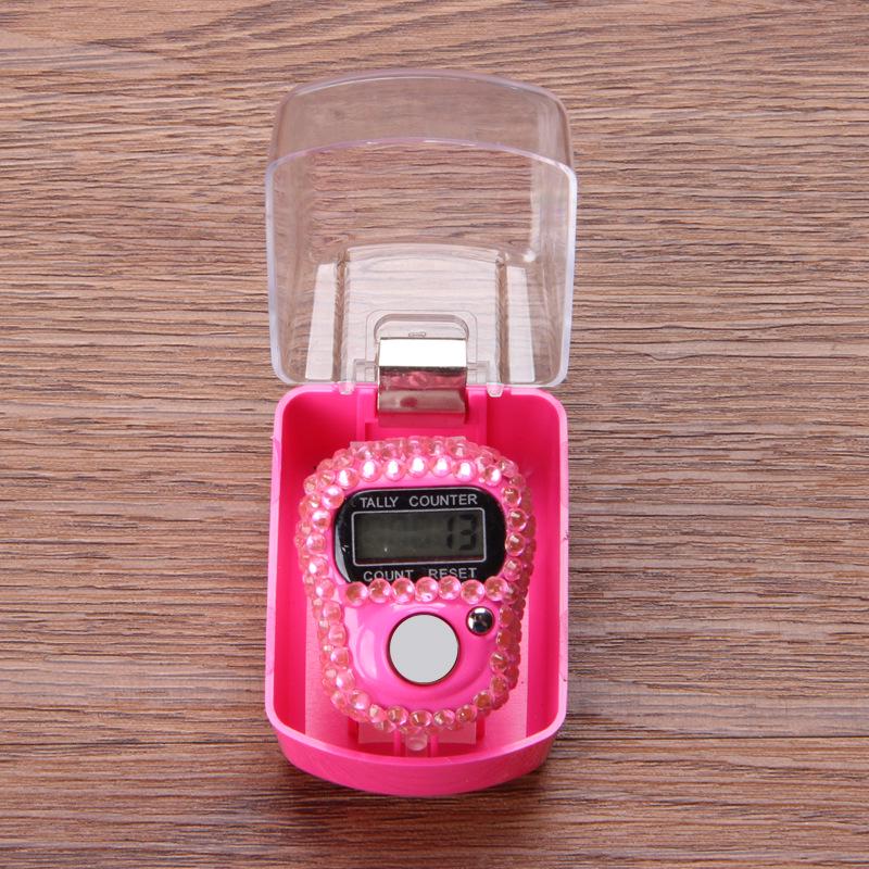 Diamond-Set Tally Counter Ring