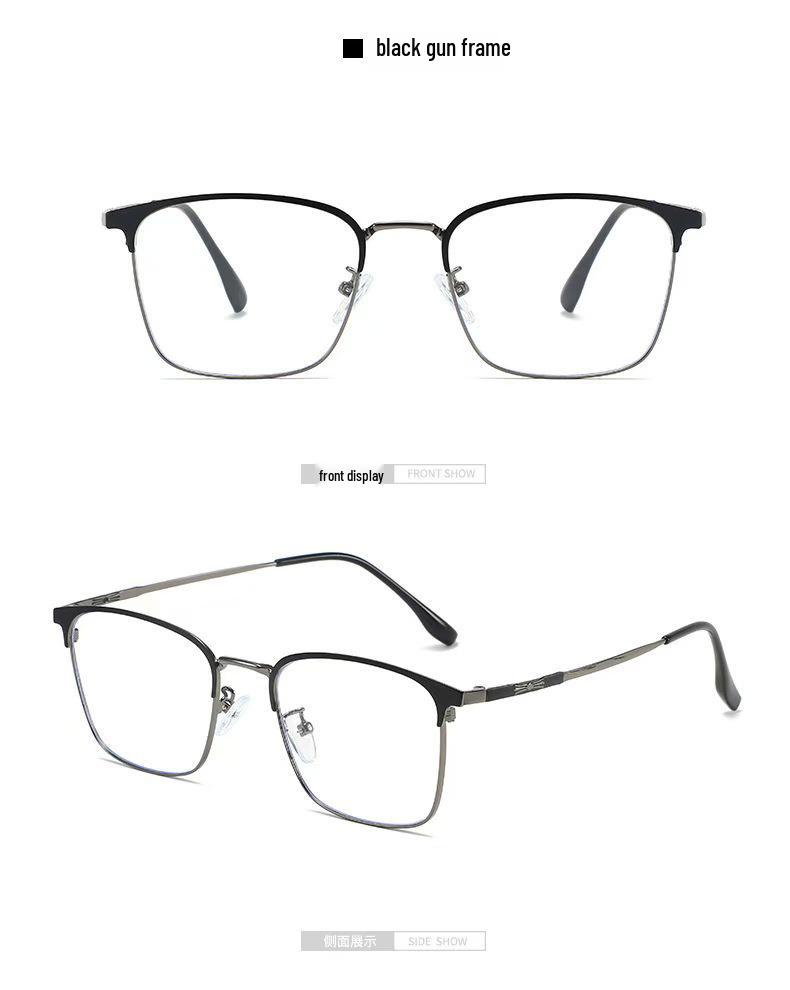 2025 Unisex Retro Half-Rim Square Eyeglass Frame