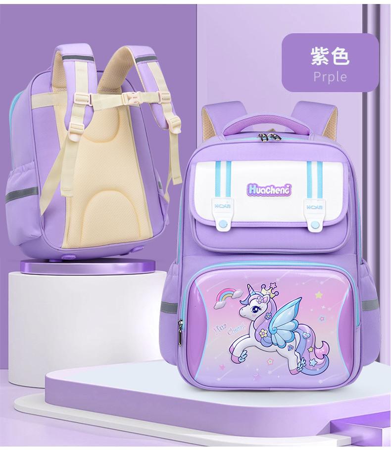 Mochila Leve e Fofa de Desenho Animado para Alunos do Ensino Fundamental do 3º ao 6º Ano
