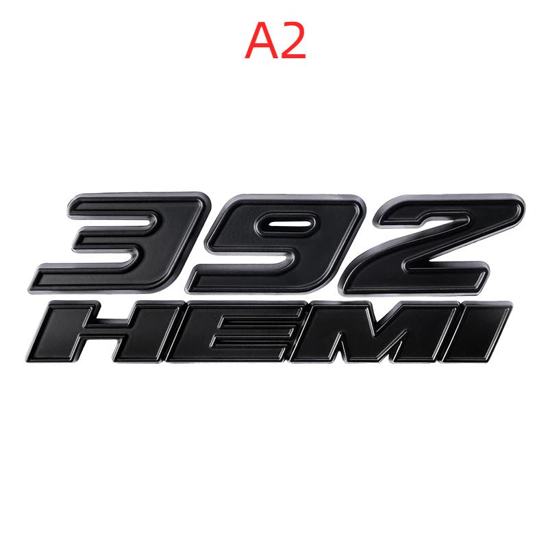 3D Metal Car Stickers 345 392 HEMI Emblem For Dod/ge Ch/arger R/am 1500 Journ/ey Ca/liber Nit/ro Car/avan