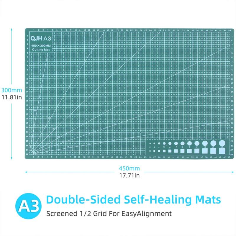 A3 A4 A5 PVC Cutting Mat Board Durable Self-healing DIY Sewing Student Art Paper Cutting Engraving Cut Pad Leather Craft Tool