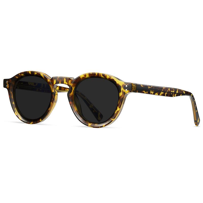 Retro Small Round Anti Blue Light Photochromic Glasses For Men Women High Quality Acetate Brand Design Glasses Frame