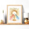 Divine Mercy Heart of Jesus Canvas Painting Print Religious Wall Art Poster Cheistianity Picture Living Room Home Decor Cuadros