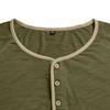 Men's Long Sleeve Henley Shirt Pullover Crew Neck Casual Slim Fit Basic Stretchy Top for Everyday Wear