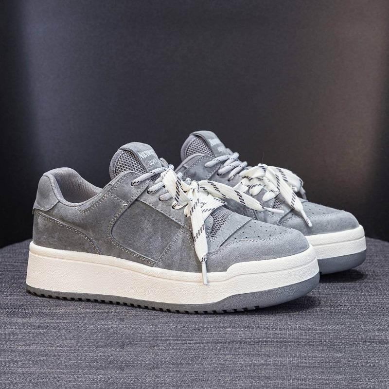 Leather Thick-soled Height-increasing Versatile Board Shoes Women's New Spring and Summer Women's Lightweight Soft Soles Do Not Tire Feet