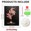Pearl DIY Koi Fish and Lotus Flowers Art Kits 15.7x19.6inch Gem Art Pearl Painting Kits Without Frame for Adults Gift Idea Home Wall Decor