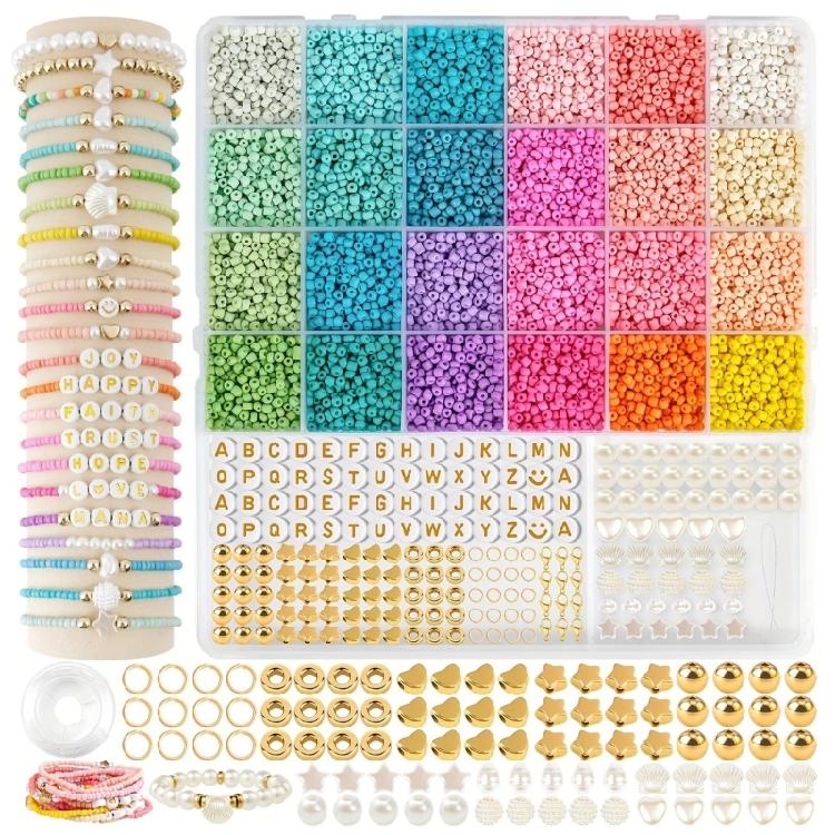 Beads Bracelet Making Kit Beads Jewelry DIYs Craft Handmade for Kids Adult