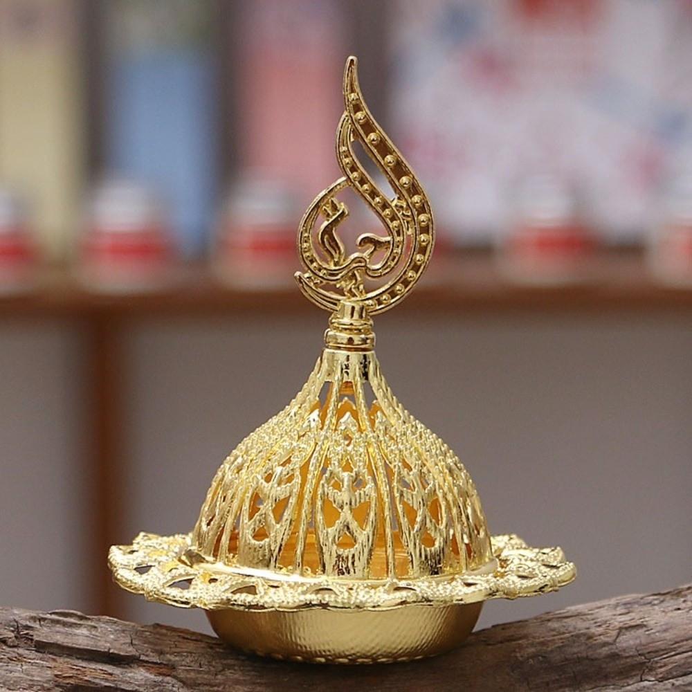 Retro Mini Censer Holder Zinc Zinc Alloy Aromatherapy Burner Portable Incense Stick Burner  Living Room