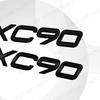 Metal Alloy For Volvo XC90 XC60 XC70 XC40 AWD Logo Car Trunk Fender Sticker Decoration Emblem Badge Accessories Glossy black