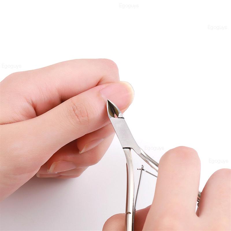 Stainless Steel Nail Cuticle Scissors Manicure Nipper Clipper Dead Skin Remover Cutter Tweezer Pedicure Trim Eagle Beak Pliers