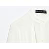 Herfst 2025 Asymmetrisch Rond Hals Langmouwig Shirt - Europese & Amerikaanse Stijl