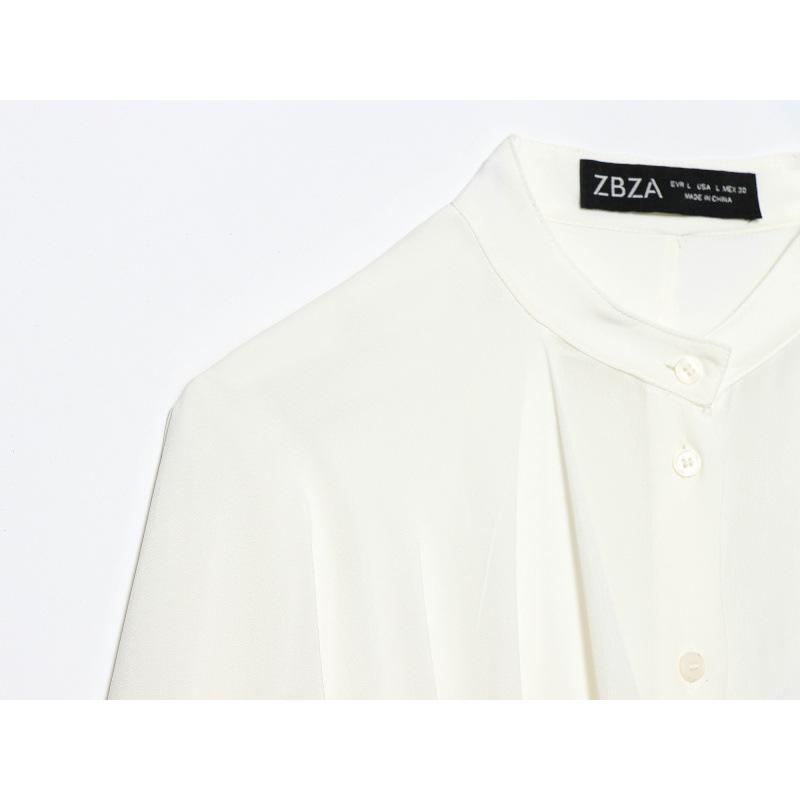 Herfst 2025 Asymmetrisch Rond Hals Langmouwig Shirt - Europese & Amerikaanse Stijl