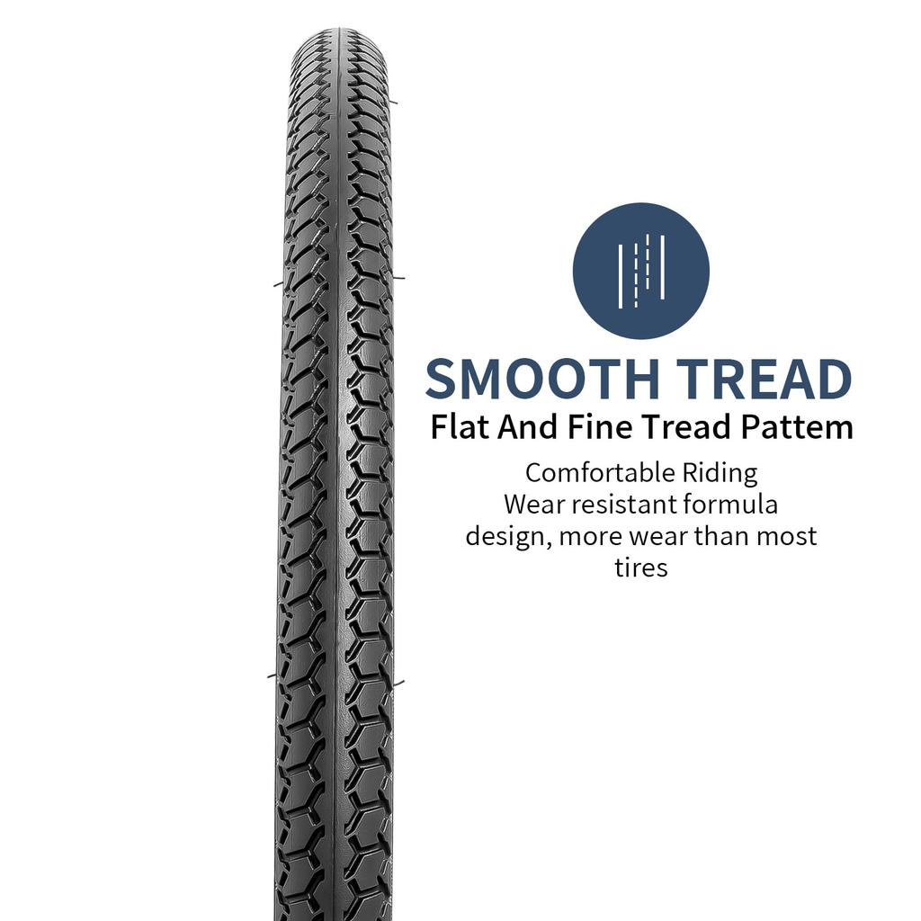 YunSCM 22x1 3/8" Tires, 22x1 3/8" 37-501 Bicycle Tires, Suitable for 22" 1 3/8" Road Bikes and Wheelchairs, Y-003
