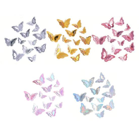 12 Pcs 3D Butterfly Wall Sticker Hollow Butterfly Removable Wall Mural Art for DIY Crafts Birthday Party Celebration