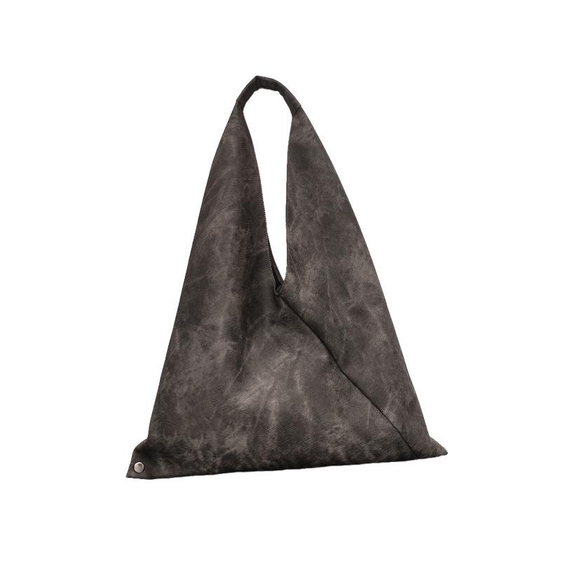 Retro Distressed Large Capacity Women's Shoulder Bag - 2026 Commuter Wasteland Style Tote