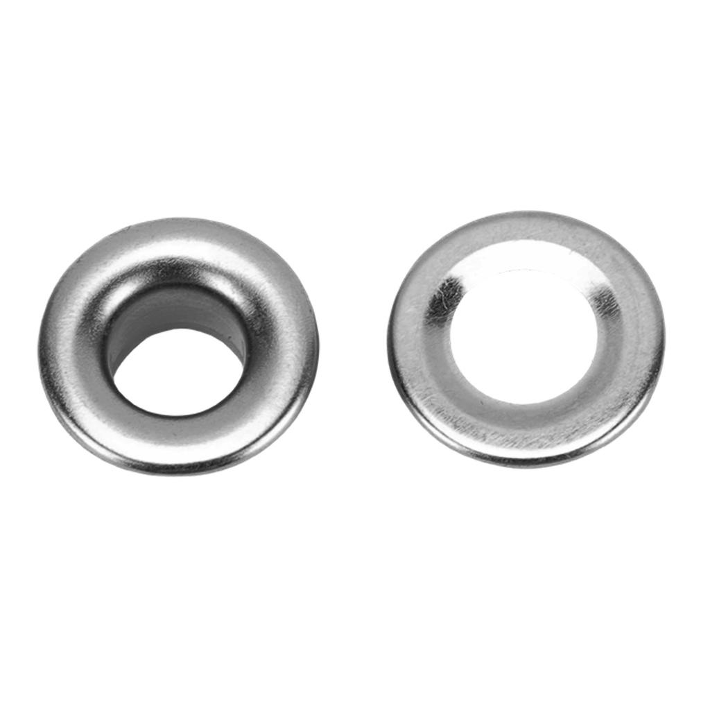 100 Stück Ösen-Unterlegscheiben-Set Metall 8mm Verzahnte Ösen mit Unterlegscheiben für Stoff Leder Kleidung Schuhe Hüte Fenster Vorhänge
