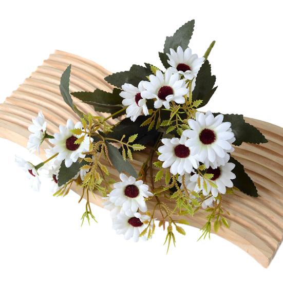 Künstliche Blumen 18 Sträuße Kunstseidenblumen-Sträuße Frühlings-Falsche Wildblumen mit Stiel für Vase Pflanzgefäß Blumengestecke Tischdekorationen