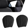 2PCS Car Seat Headrest Cover, 9" X 10.6" Knitted Stretch Universal Headrest Covers, Breathable Fully Surrounded Simple Protector, Universal for Most