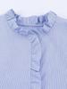 European Style 2026 Spring Stand Collar Long-Sleeve Layered Poplin Shirt