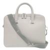 Used AUTHENTIC Cadogan Business Bag Briefcase Gray Leather
