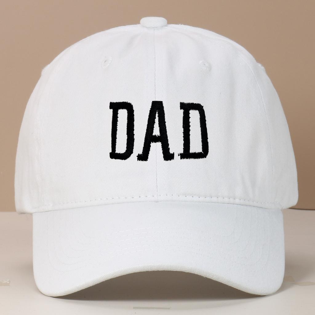 Mom and Dad Embroidered Baseball Hat Retro Sports Running Sunscreen Leisure Daily Versatile Travel Duck Tongue Hat
