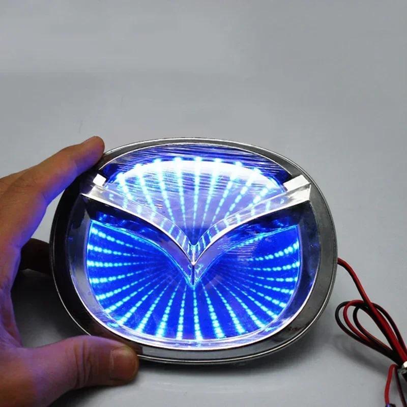 Car Rear Led Sticker Badge Light Emblem for Mazda CX5 CX3 CX7 2 3 5 6 MX5 MX3 Axela Atenza Speed CX9 RX8 RX7 323 626 Accessories BBF3