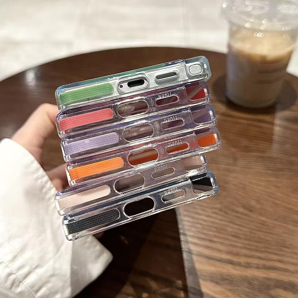 Magnetic Ring Phone Case for Samsung S26 Ultra/S25 Plus/S24+ - HD Transparent, High-Quality Hard Shell
