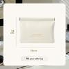 Portable Makeup Bag with Lipstick, Data Cable, Bluetooth Headset, Charger, and Key Storage; Automatic Closure Spring Sheet Design