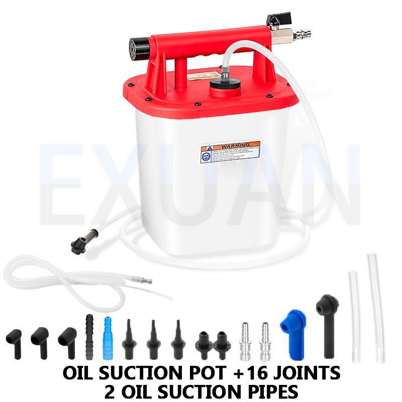 Auto Repair Brake Oil Replacement Tool Liquid Extractor Brake Oil Replacement 3L Pneumatic Replacement Brake Fluid Extractor 3L