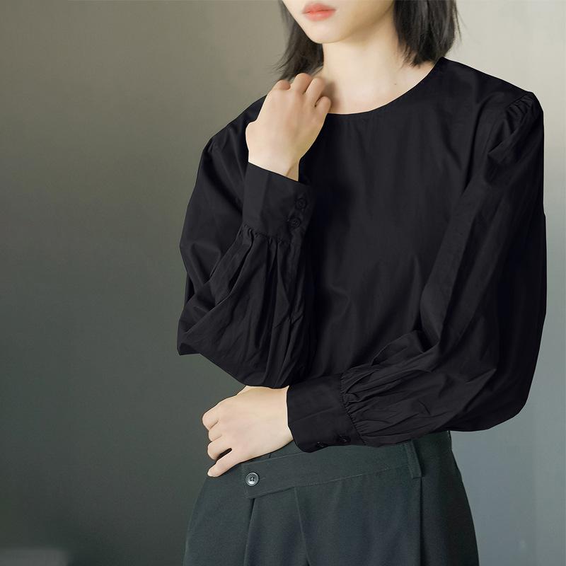 Spring Long Sleeved Shirt for Women Korean Version Loose Shirt for Women